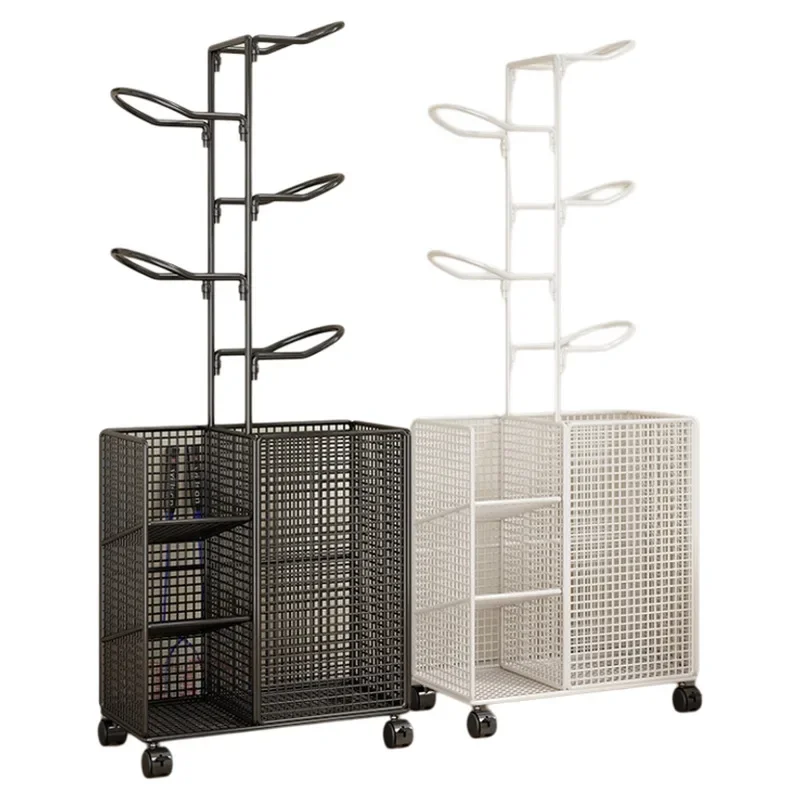 

Basketball storage rack Home living room Badminton racket Volleyball storage basket Multifunctional football Yoga mat rack