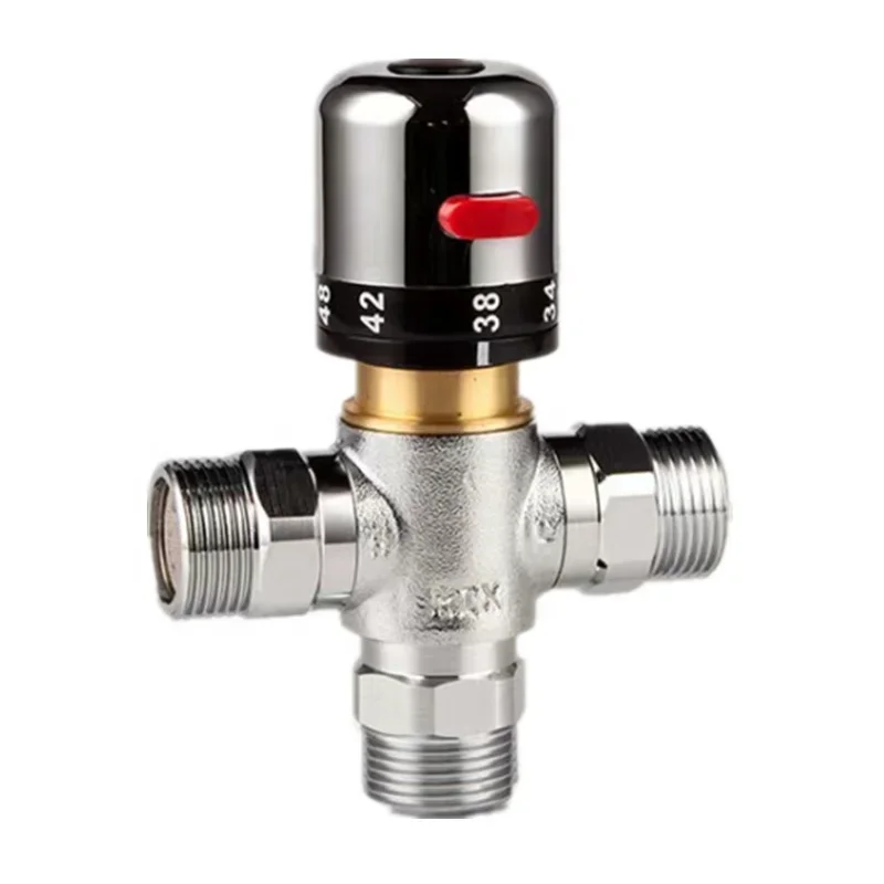 Safe Brass Underfloor Heating Manifold Thermostatic Mixing Regulating Valve