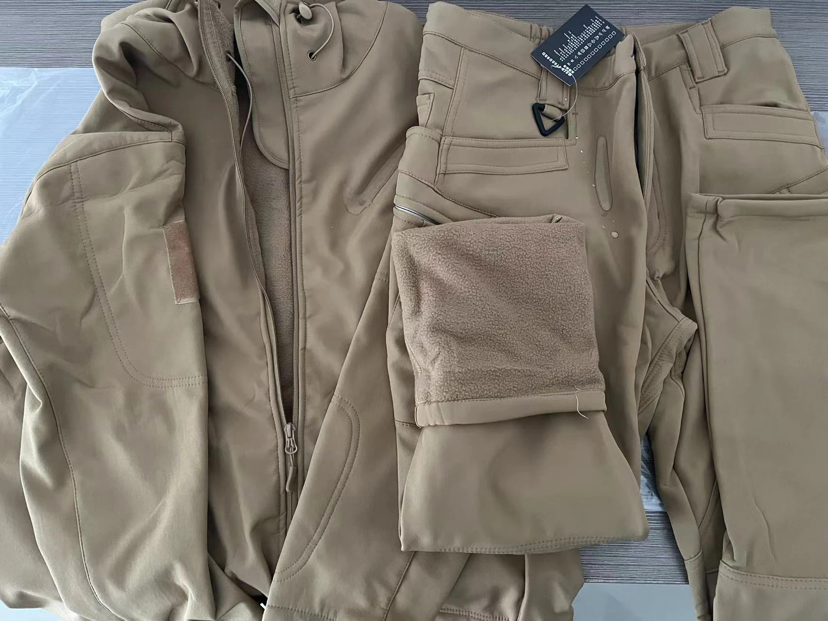 Männer Herbst Winter Herbst Jacken Klettern Trekking Fleece Angeln Taktische Softshell S-5XL Hosen Camping Wandern Skifahren Hosen – Detail 5