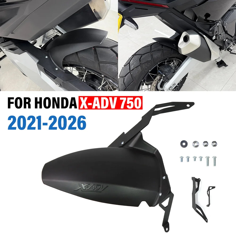 

Motorcycle Rear Fender FOR HONDA X-ADV 750 XADV750 X ADV 750 2021-2026 2025 2024 2023 Mudguard Mudflap Tire Splash Guard Cover