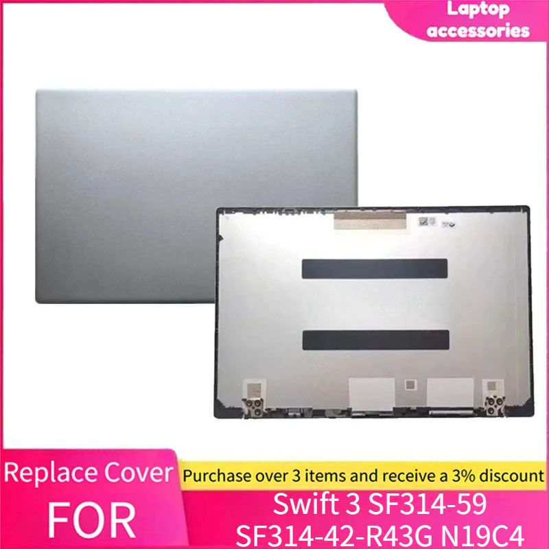 new-for-acer-swift-3-sf314-59-sf314-42-r43g-n19c4-laptop-lcd-screen-back-cover-top-case-bottom-case-cover-housing14-inch-silver