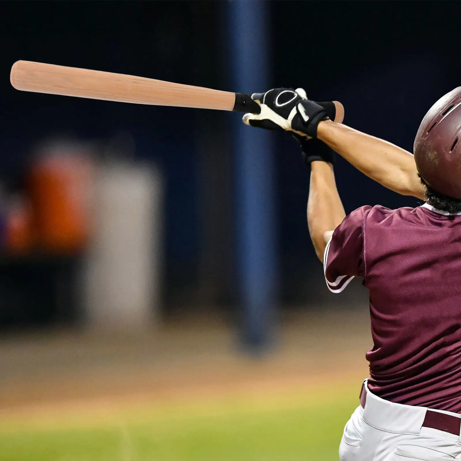 

Легкая портативная деревянная бейсбольная бита для бейсбола – цельнолитая конструкция, прочная, для развития скорости и мощности