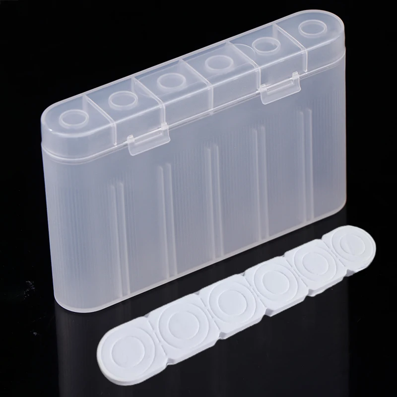 Waterproof Battery Storage Box for 6pcs 18650 Batteries Portable Holder Case Protectors Organiser Plastic Case Cover Holder