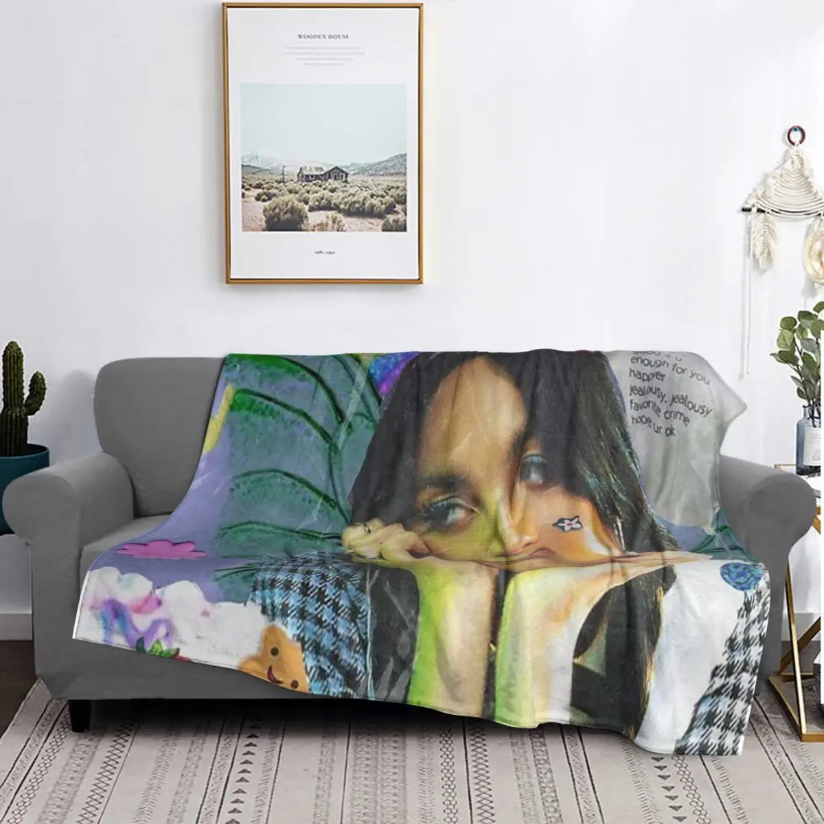 

Music O-Olivia Vampire Rodrigos Guts Vampire Blankets Soft Warm Flannel Throw Blanket Bedding for Living room Picnic Home Couch