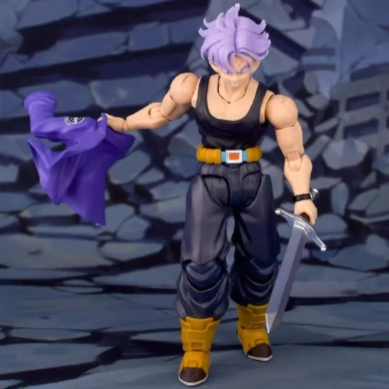 Demoniacal Fit Trunks Dragon Ball Trunks Actionfigur SHF The Coming One Free The Future Anime-Figur Sammlerstück Spielzeug Geschenke