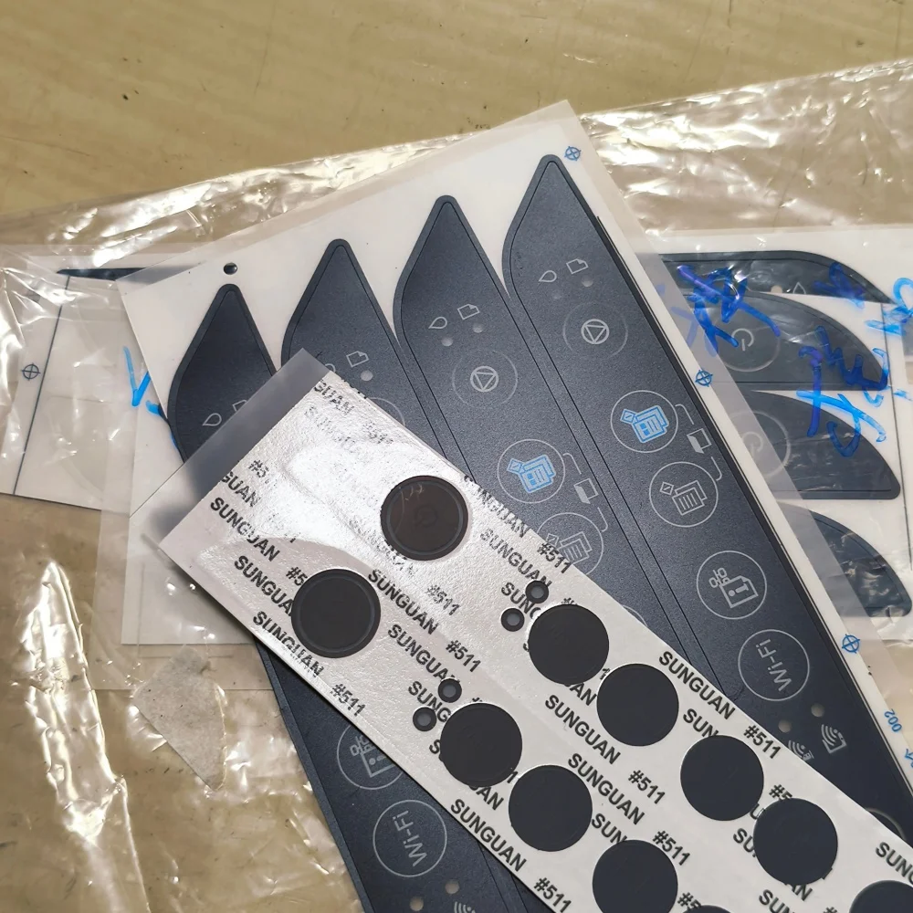 

1 шт., совместимые новые наклейки на кнопки для Epson L1110 L3210 L3150 L3250 L3110 L3110 L3100, наклейка на кнопку панели