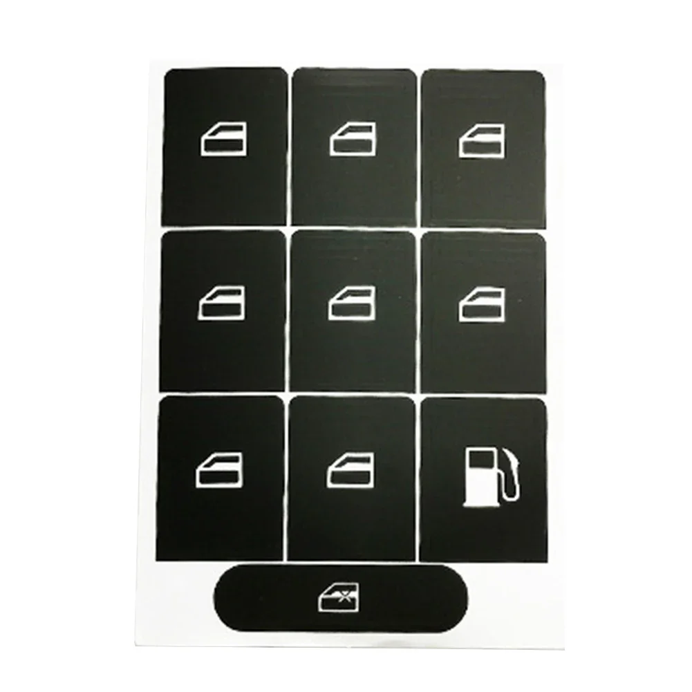 1 Set Of Stickers To Repair The Buttons For Window Buttons For Golf V For Passat Automotive Interior Stickers