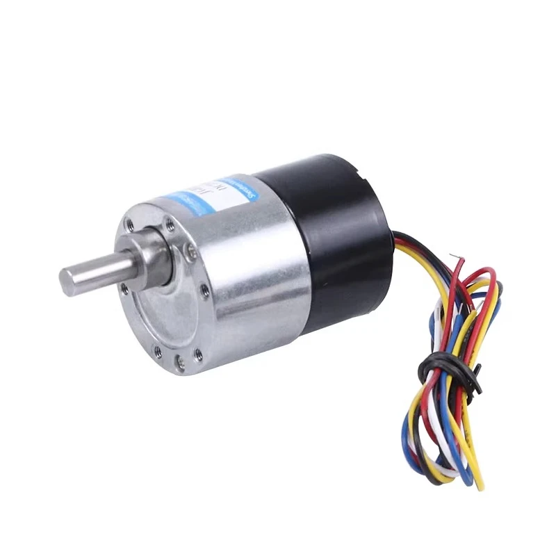 Brushless DC geared motor 12v24v JGB37-3525 low speed large torque miniature speed regulating small motor