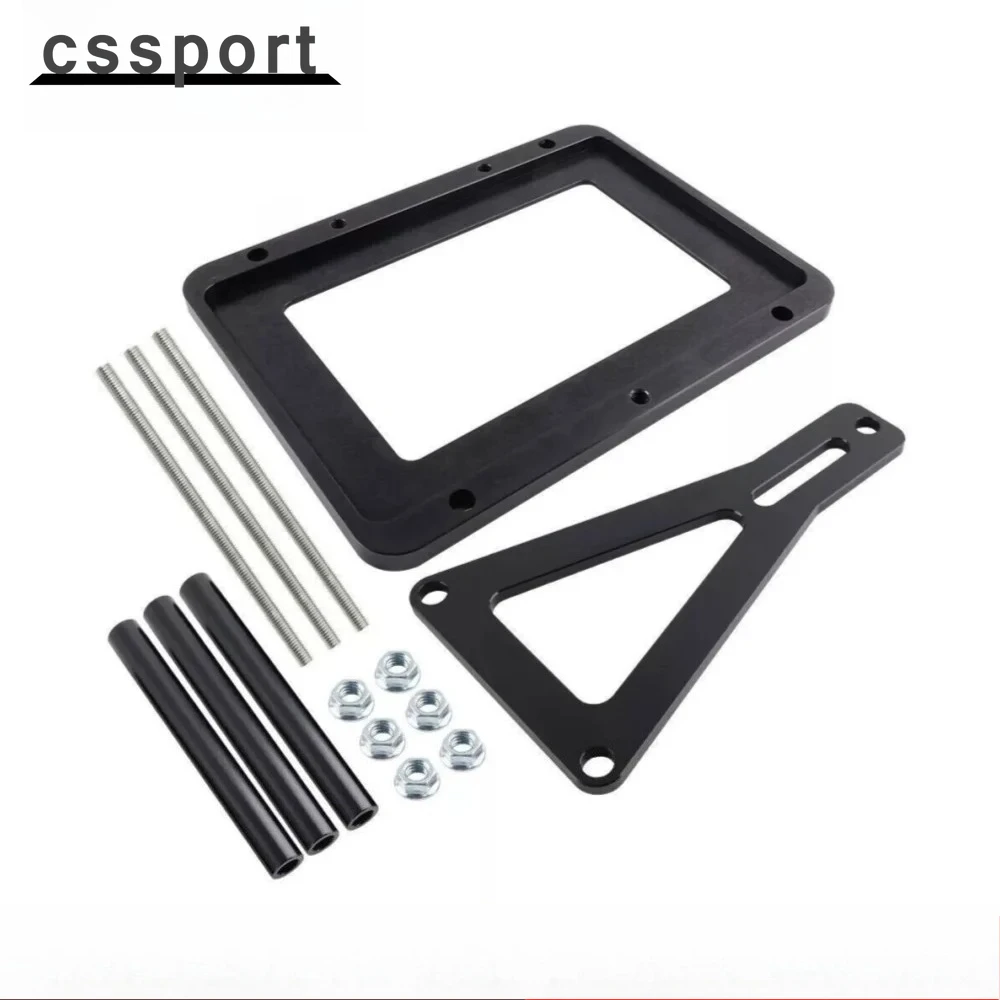 

Высококачественный алюминиевый лоток для аккумулятора, удерживающий багажник, коробка для перемещения, гоночное крепление для аккумуляторов для автомобилей и грузовиков, серебристый, черный