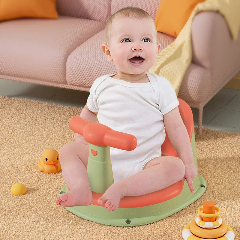 Baby Bath Seat Baby Can Sit and Lie Down Newborn Child Non-slip Seat Bath Stool Bath Tub Bath Rack Bathroom Furniture