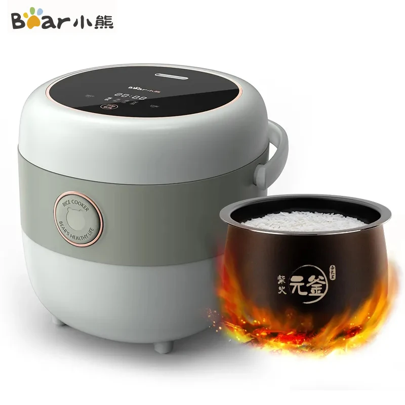 Bear Rice Cooker 1.6L Multifunctional Household Kitchen Appliance 12H Reservation Non-stick Pan Electric Hot Pot For Home