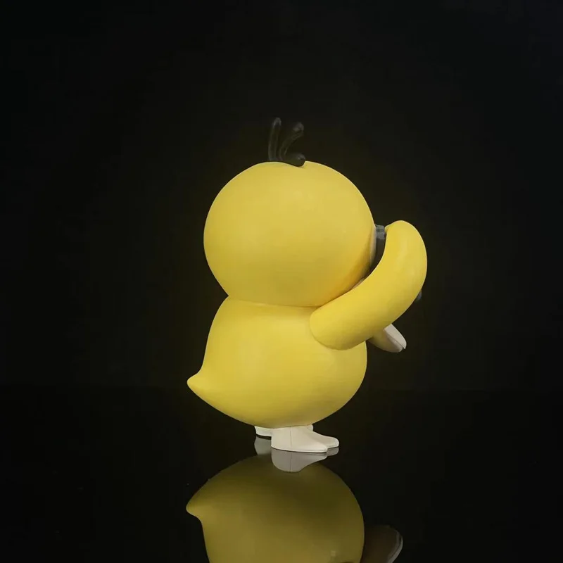 Anime Pokemon Psyduck tomar fotografías Linda muñeca figura de acción figura de vinilo colección modelo de juguete