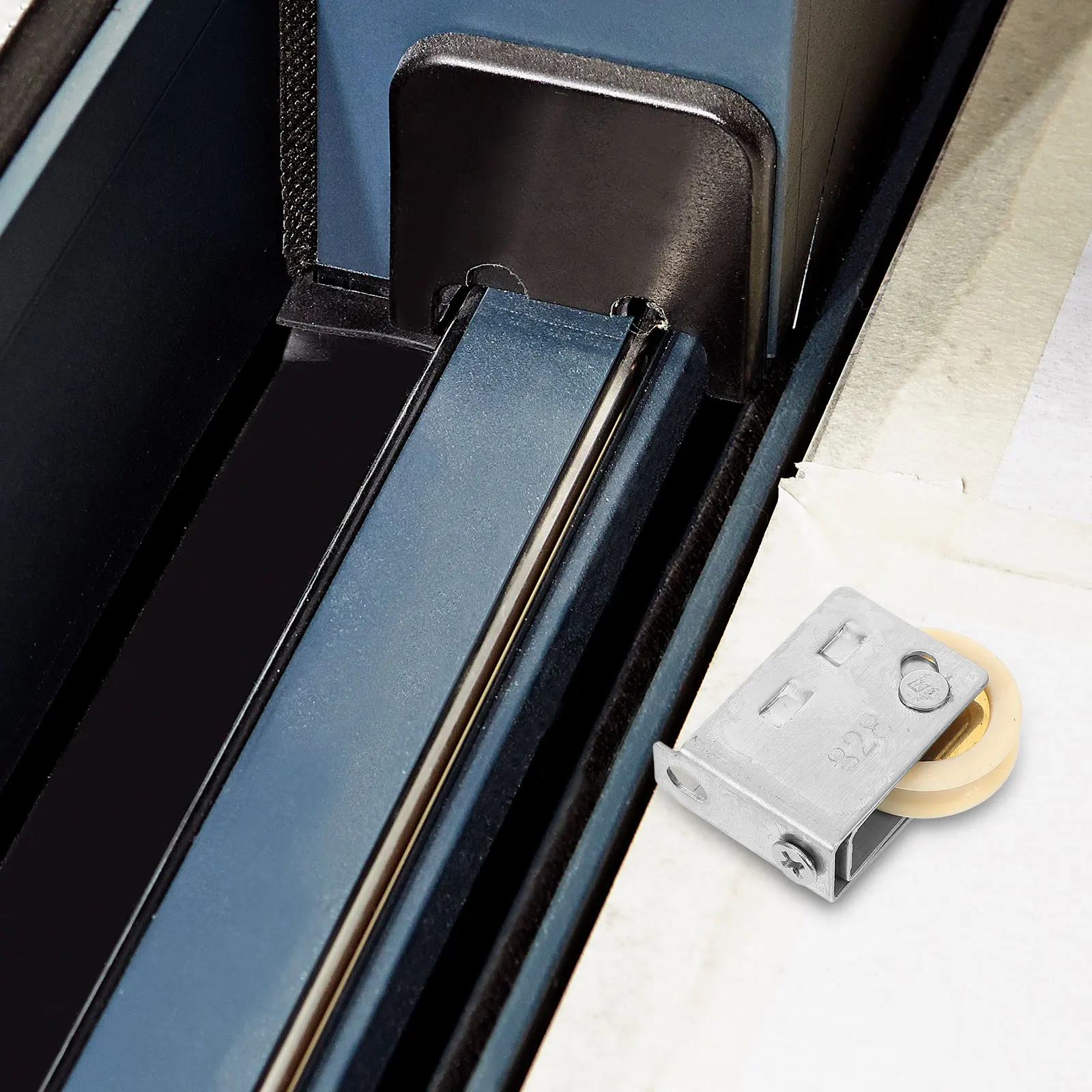 Adjustable Stainless Steel Sliding Door Pulley Roller for Heavy Duty Window Cabinet Tracks Quiet Wear Resistant Door Guide Wheel