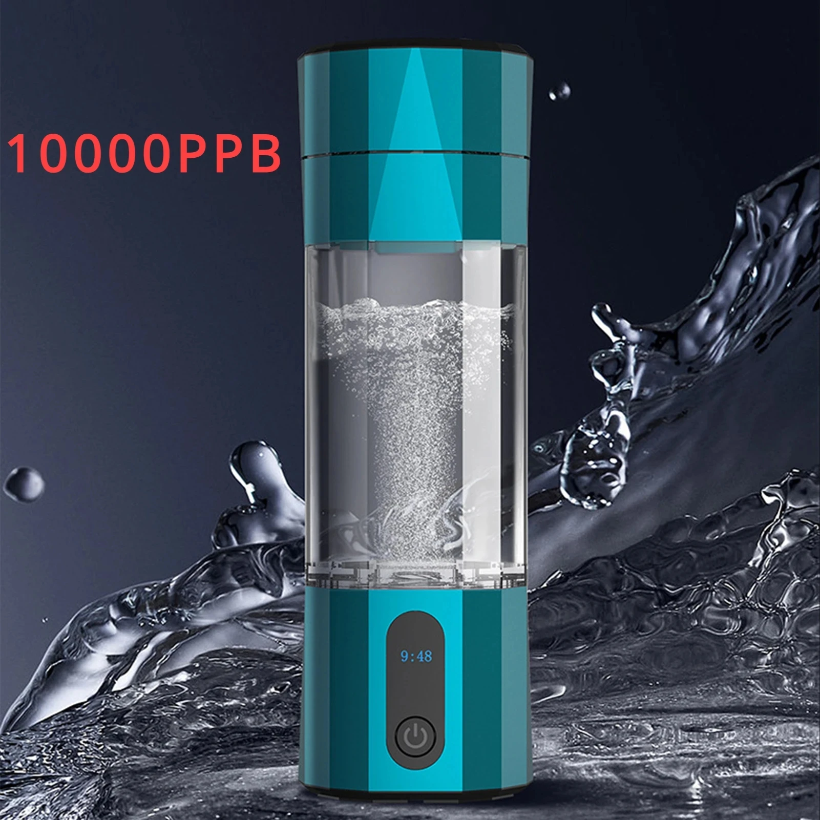 10000PPB Intelligent Hydrogen Rich Water Mug generatore di acqua di idrogeno elettrolisi bottiglia d'acqua di idrogeno