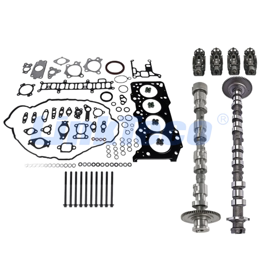Full Head Gasket Set & Bolts Camsahft Rocker Arms For 12-21 Mazda 3 6 CX5 2.2 D Diesel SHY1 SHY4 SHY6 8LK1-10-271B SH01-10-135