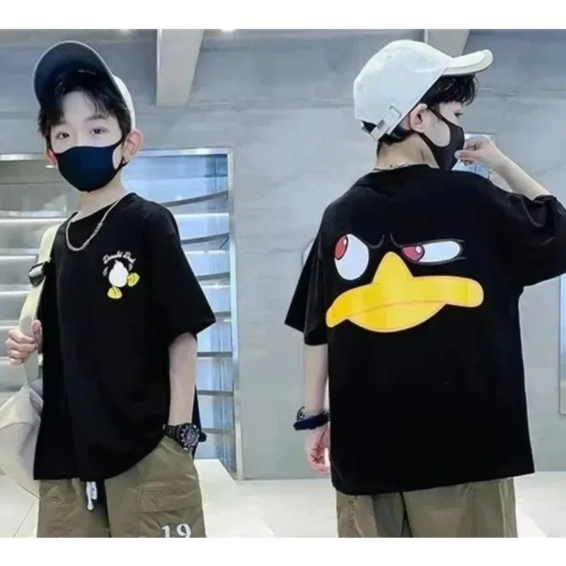 

Summer Cotton Children's T-shirt Design Graffiti Cartoon Print Children's Clothing Short Sleeved T-shirt Korean Version Tshirt