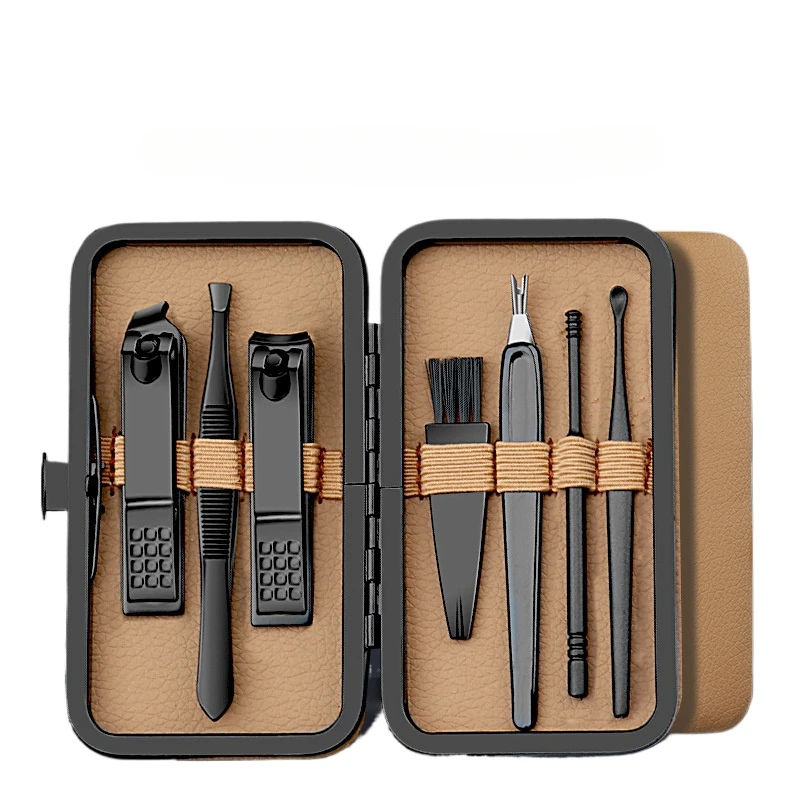 7/16/24-teiliges Maniküre-Set, professioneller Nagelknipser, Pediküre-Set, Edelstahl, Nagelpflege-Werkzeug, Pflegeset mit luxuriösem Reisen