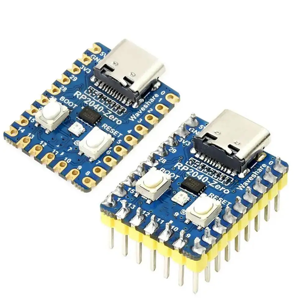 Original For Raspberry Pi PICO Development Board RP2040-Zero Mini Microcontroller Dual-core Cortex M0+ Processor 2MB Flash P8M1