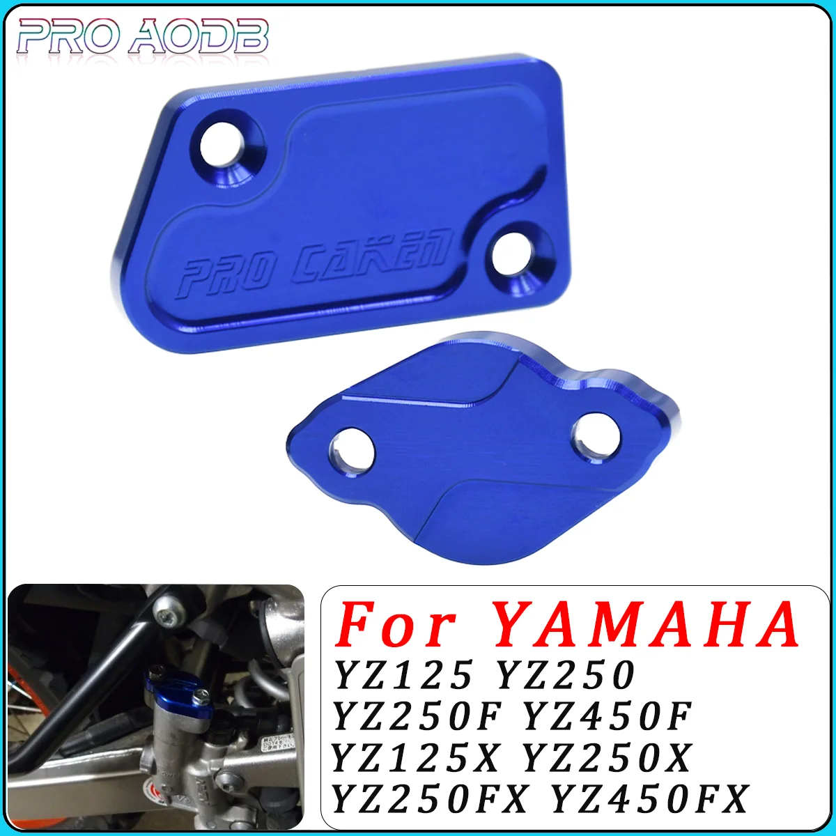 

Front Rear Brake Fluid Reservoir Cover For YAMAHA YZ WR 125 250 250F 450F YZ125 YZ250 YZ250F YZ450F WR250F WR450F 2007-2021 MOTO