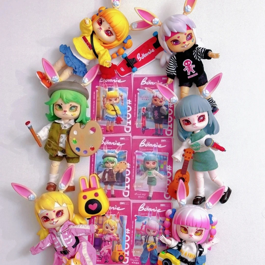 

Come4free Mystery Box 12 очков Bonnie Rabbit Series слепая коробка подвижная модель OB11 может быть заменен кукла BJD подарок-сюрприз