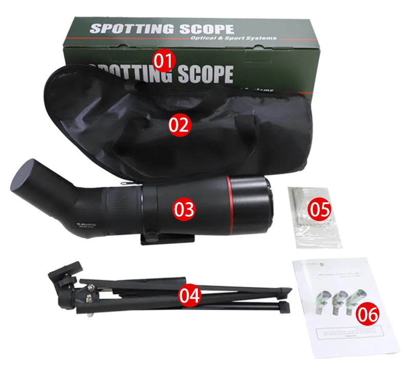 Cannocchiale premium 15-45x65 per caccia all'aperto, visualizzazione dei scenari e escursioni al miglior prezzo dal miglior produttore