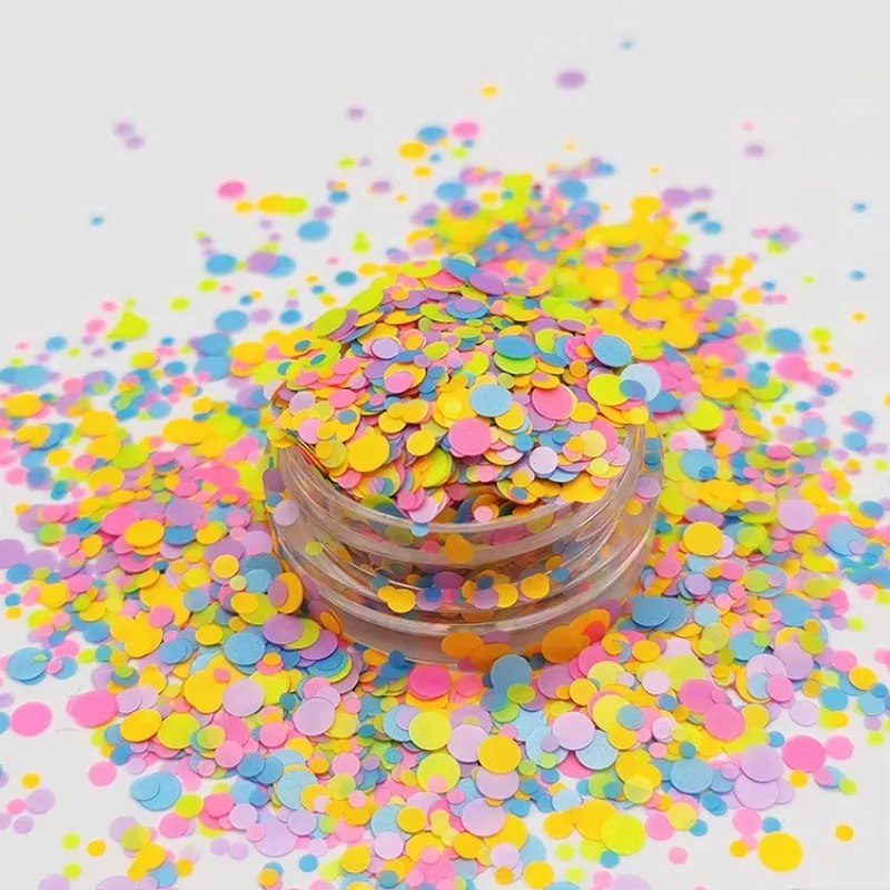 YTYIN بالجملة بريق البوليستر السائبة عالية الجودة بريق مسمار الفن بريق #6