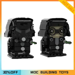 388PCS Customized MOC Spaceballs Lord Helmet Building Blocks Technology Bricks Creative Assembly Toys Holiday Gifts