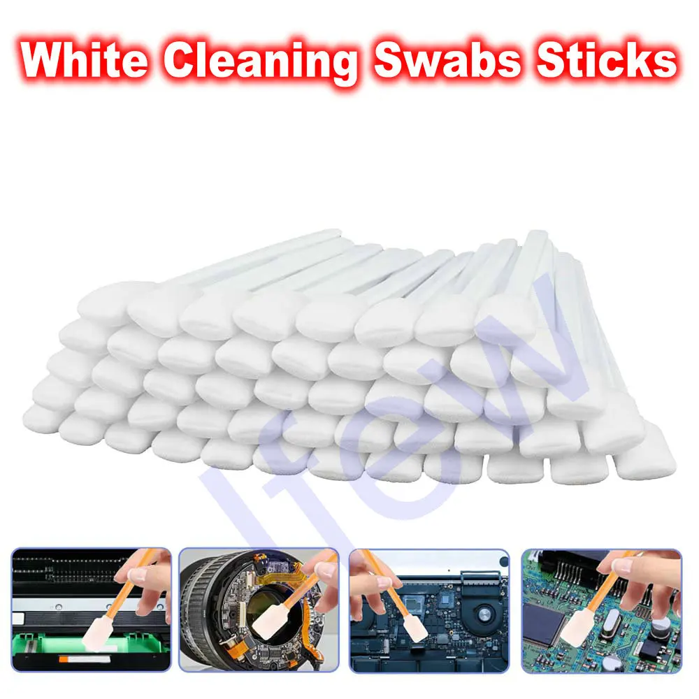 Inkjet Printhead Cleaning Foam Swab Printer Head Cotton Swab Clean Kit Tool For Epson Roland Mimaki Mutoh Printhead Clean Tool