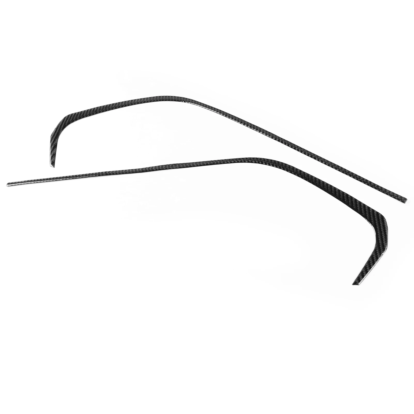 Real Soft Carbon Fiber Front Bumper Grille Air Intake Frame Panel Trim Strips For Mazda 3 Axela 2019-2026 Interior Accessories - view 5