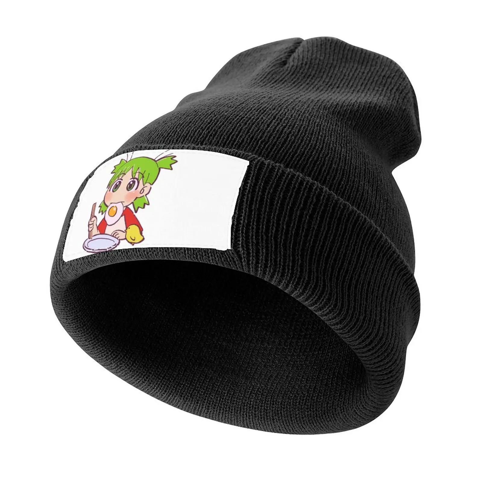 I draw yotsuba eating fried egg yotsubato Knitted Cap |-F-| Cosplay Hat Man For The Sun Golf Wear Men Women's