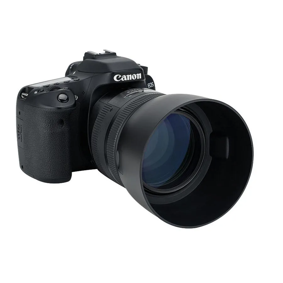 Parasol para lente de cámara ES79II, parasol para Canon EOS 5DII 5D3 5D4 6D2 7D2, montaje DSLR EF 85mm F/1.2L USM 72mm, accesorios para lentes de filtro