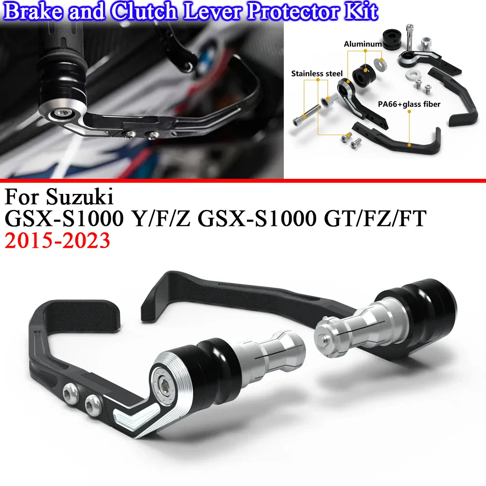 

For Suzuki GSX-S1000 Y/F/Z GSX-S1000 GT/FZ/FT 2015-2023 Brake and Clutch Lever Protector Kit