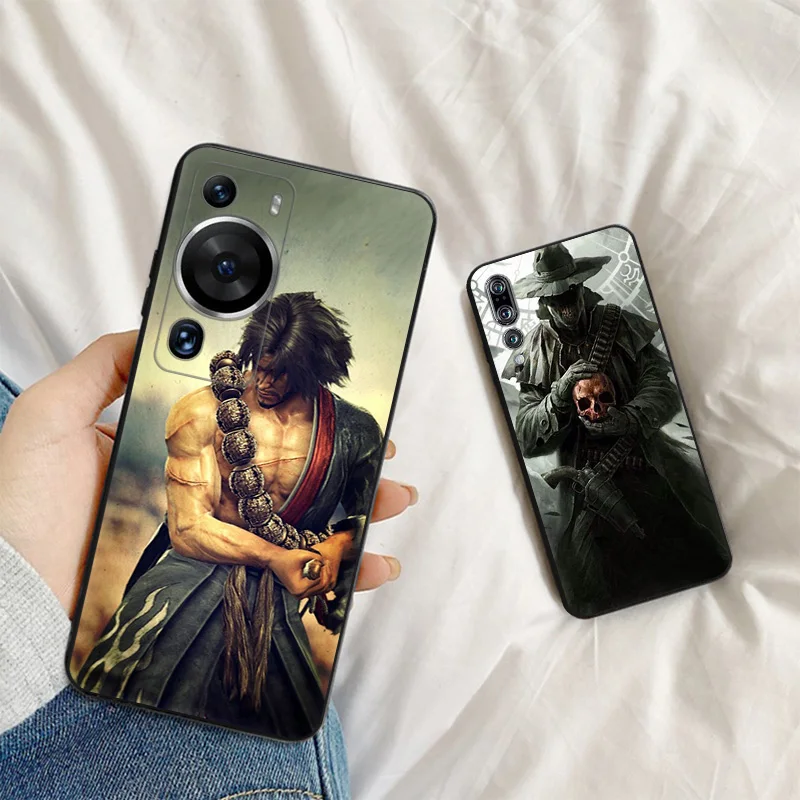 Funda de teléfono para Motorola G200 One Fusion G30 G31 Huawei P20 P30 P40 Lite p-smart iphone6 Bloodborne Game Art Matte Soft Cover