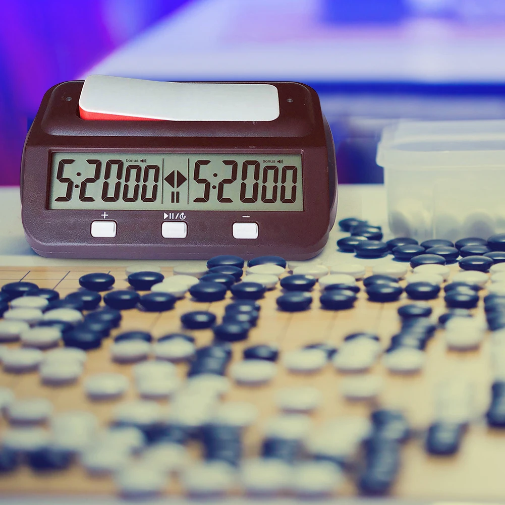 

Цифровой таймер для шахмат, профессиональный секундомер для настольных игр, пластиковый, на батарейках, многофункциональный, легкий, для тренировок и обучения