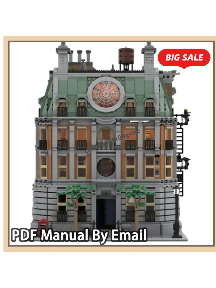 

Строительство в квартире, вид на улицу, модель строительных блоков, 2298 шт., сборка мелких частиц, строительные блоки, модульный набор игрушек, подарок