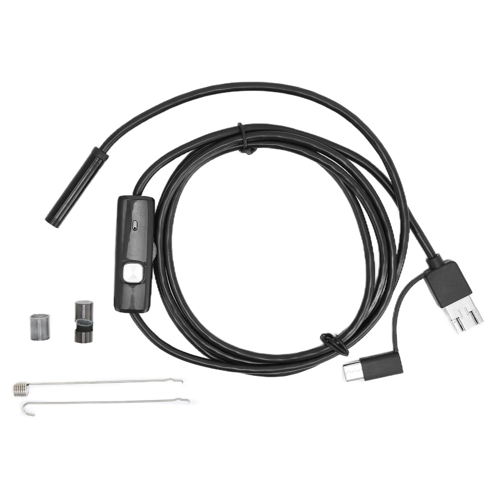 3 in 1 Endoscope HD Auto Repair Air Conditioning Duct  Camera Endoscope for Android Mobile Phone Computer 7mm Endoscope