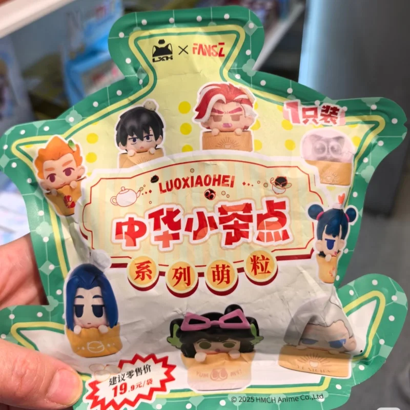 

Коллекционная мини-фигурка Fansz Blind Bag: Легенда о Луо Сяохэе, Юмче и Димсаме — модный настольный декор, подарок на день рождения