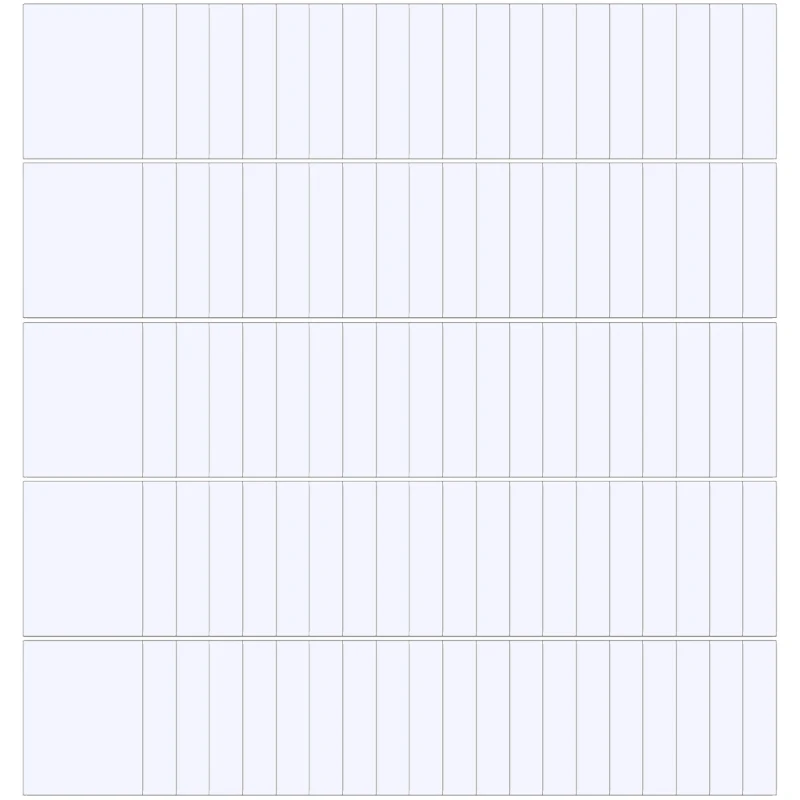 A 4 Printable Sticker Paper for Inkjet Printer 100 Sheets Waterproof Decal Adhesive Sheets Clear Copy Paper F19E