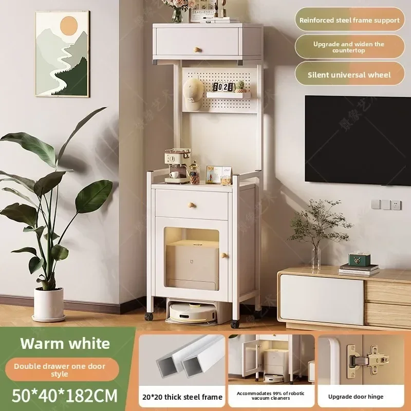 Modern Household Goods Shelf Living Room TV Cabinet Next To Washing Machine Storage Shelf Simple Removable Side Cabinet
