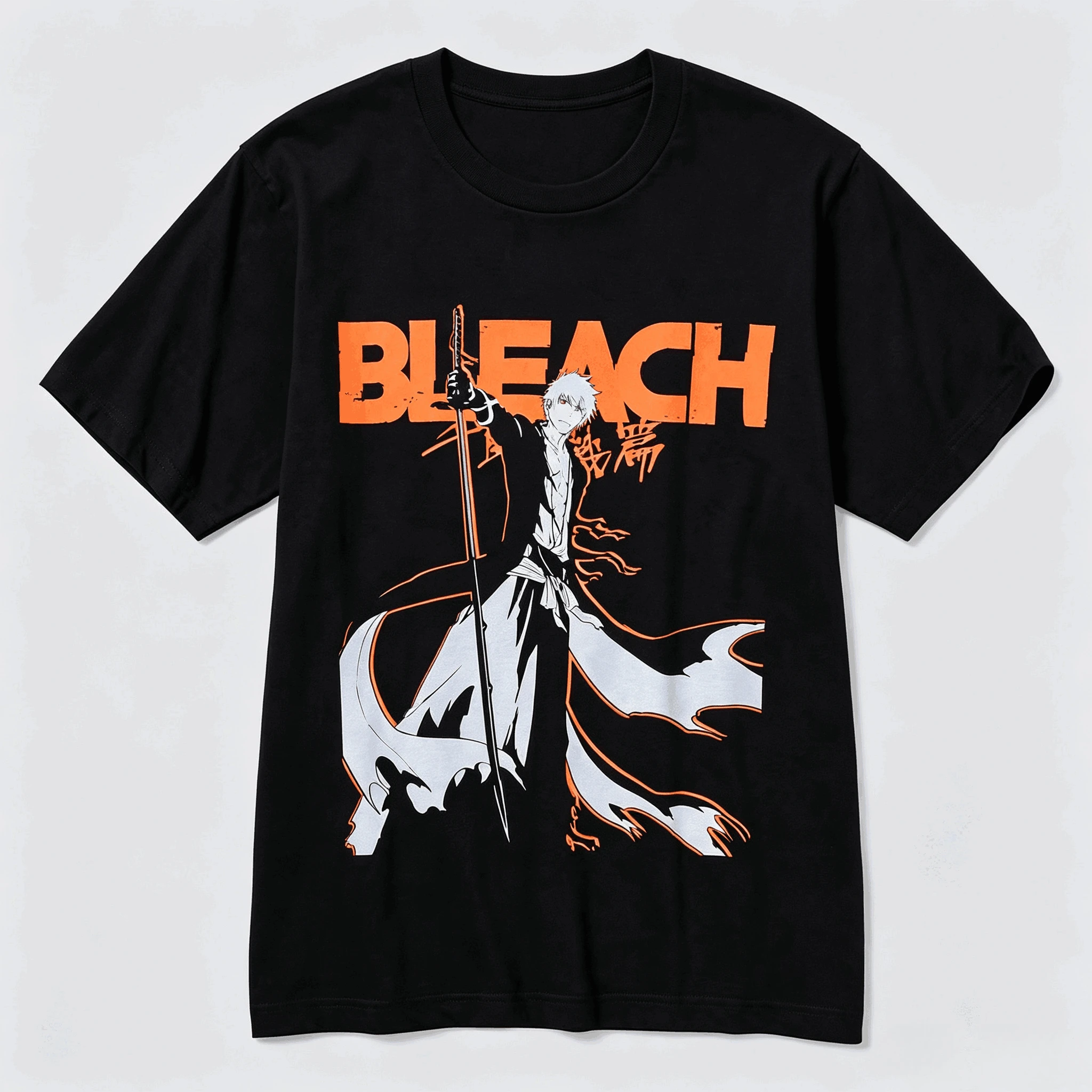 2026 Sommer Bestseller Vintage Anime Bleach T-Shirt Unisex Vintage Hip-Hop Streetwear T-Shirt Y2K Gothic Baumwolle Übergroße T-Shirts – Detail 2