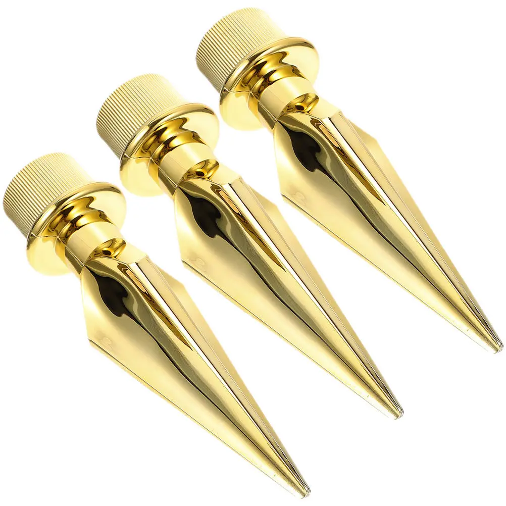 3Pcs Flagpole Topper Weather Resistant Plastic Flag Pole Finial Outdoor Decor Replacement for Home Office Garden Flag Display