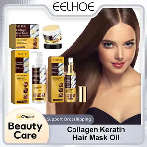 Keratin Haarfeuchtigkeitsmaske, Kollagen, Ölkontrolle, Weich, Frizz, beschädigte Reparatur, Protein revitalisieren, Korrekturcreme 10 Hauptverkaufshydratcreme - №10