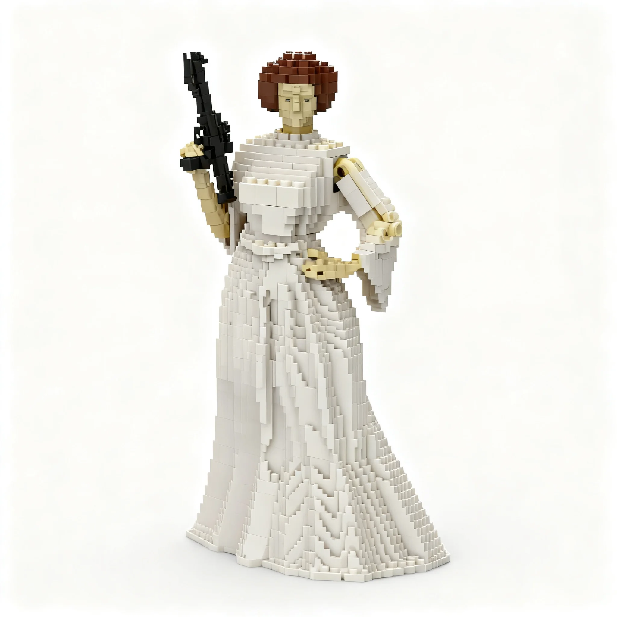 14435pcs MOC Star Battle Princess Leia Model Building Blocks Christmas Gift Construction Toy Display DIY Craft Idea Collection