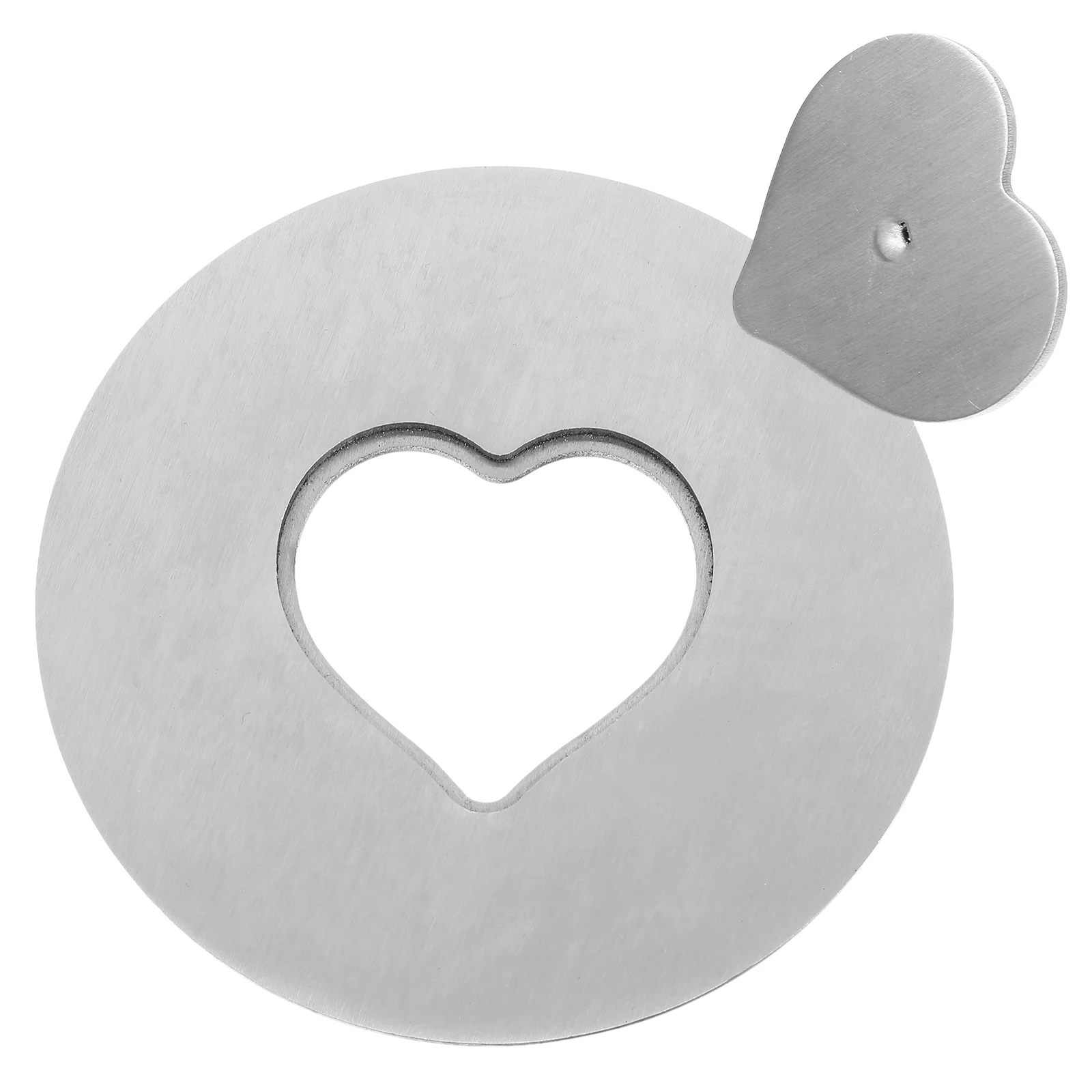 

1pc Stainless Steel Cover Heart Hollow Flame Snuffing Lid For Jar Toppers Decorative Indoor Holder Shade Sleeve
