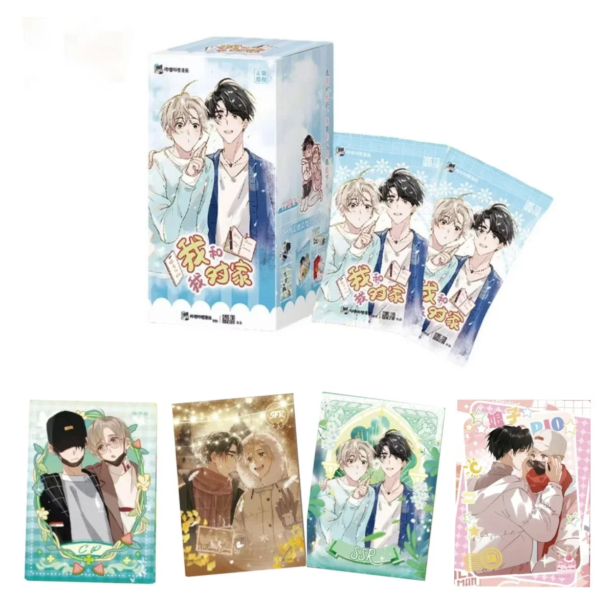 Officially Licensed Me and My Rivals Card Blind Box Trendy Toy Anime Peripheral Collection Cards Original Kid's Toys and Gifts