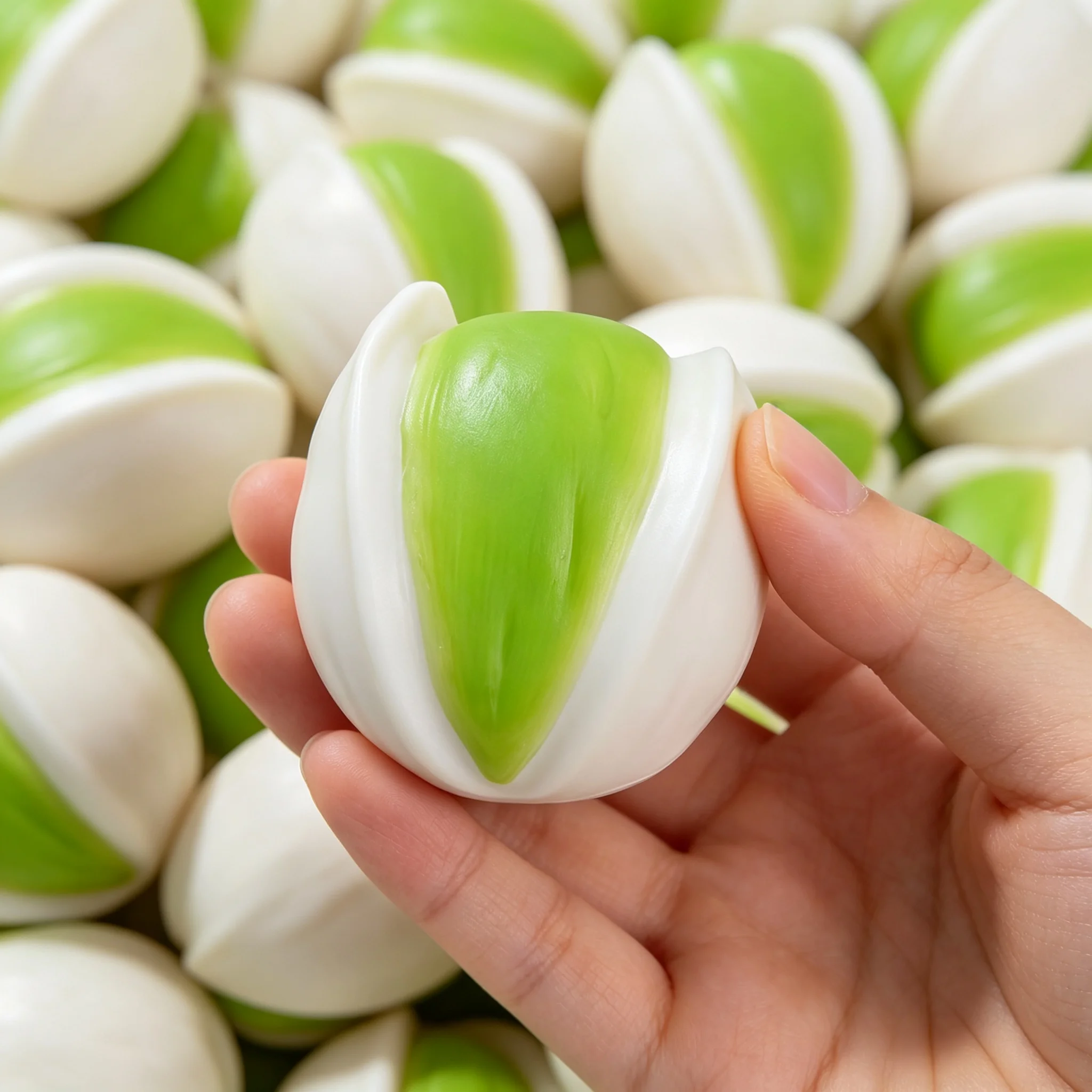 Pistachio Decompression Toy Asmr Pressure Release Filled With Building Blocks Hand Relaxation Gift Fidget Toy Crunchy Squeeze