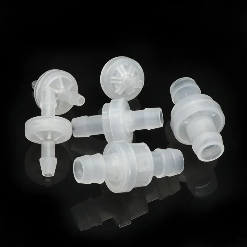 Diameter 3mm 4mm 5mm 6mm 8mm 10mm 12mm Plastic Check Valve One-Way Pagoda Inline Non-Return Gas Liquid Water Fluid  Stopper