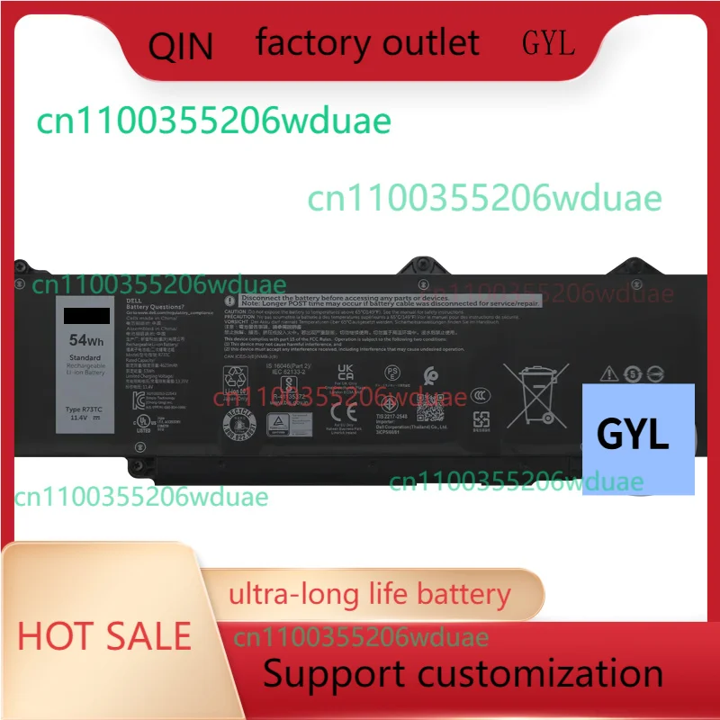

R73TC DR02P GTG7N GRWKG аккумулятор для ноутбука Dell Latitude 5340 5440 5540 3340 3440 3540 Precision 3480 3580 42 Втч
