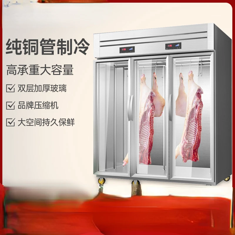 Commercial Meat Hanging Cabinet Fresh Cabinet Fresh Meat Cabinet Freezer Pig Beef and Mutton Cabinet Raw Meat Cabinet