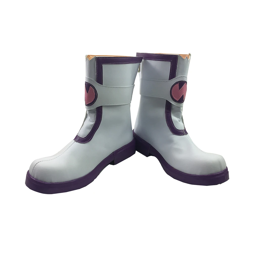 Hyperdimension Neptunia Womens Nepgear Cosplay Custom Shoes Short Boots